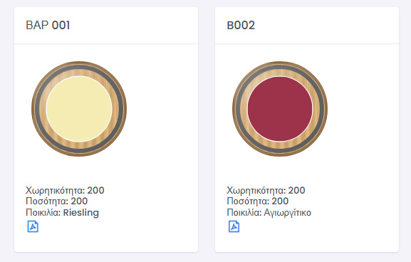 Βαρέλια οινοποιείου